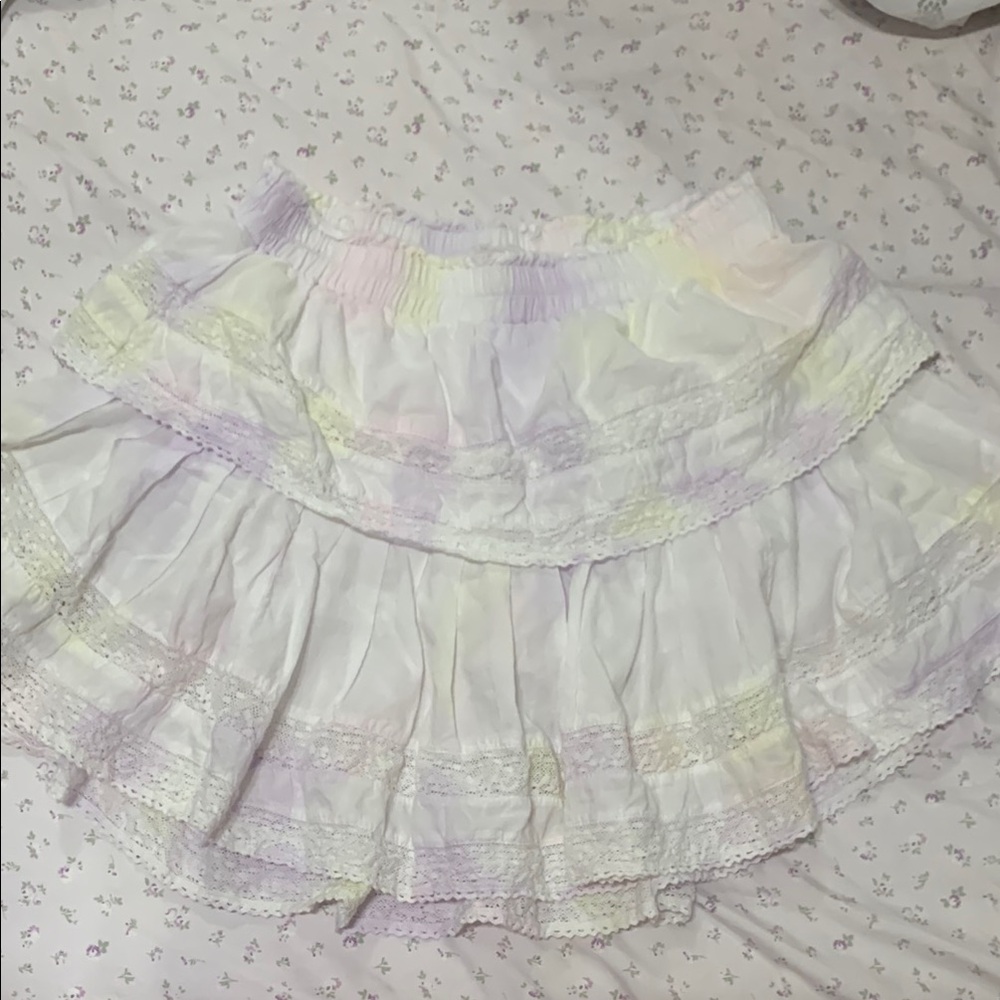 Pastel Tiered Women's Skirt